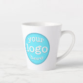 Barista Café-Logo-Markenbezeichnung für benutzerde Milchtasse (Rechts)