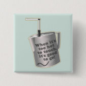 Barista cafe milch Erwärmung jug Button (Vorderseite)