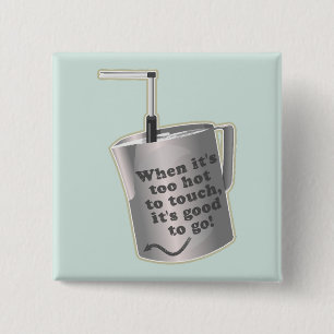 Barista cafe milch Erwärmung jug Button