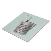 Barista cafe milch Erwärmung jug Fliese (Seite)