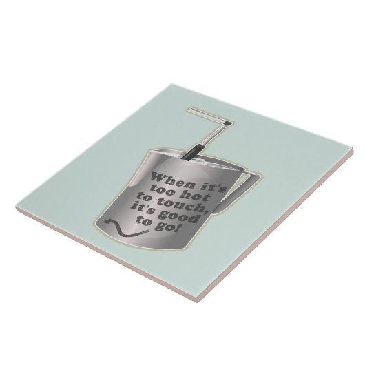 Barista cafe milch Erwärmung jug Fliese (Seite)