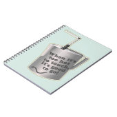 Barista cafe milch Erwärmung jug Notizblock (Linke Seite)