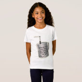 Barista cafe milch Erwärmung jug T-Shirt (Vorne ganz)