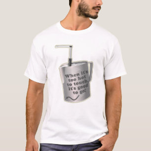 Barista cafe milch Erwärmung jug T-Shirt