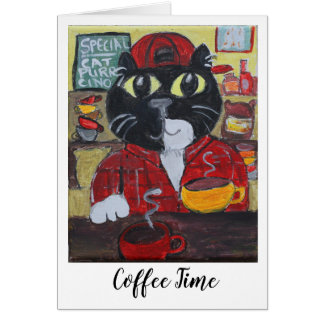 Barista Cat Coffeehouse Malerei Spaß