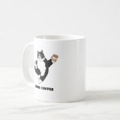 Barista Cat Kaffeetasse (Vorderseite Links)