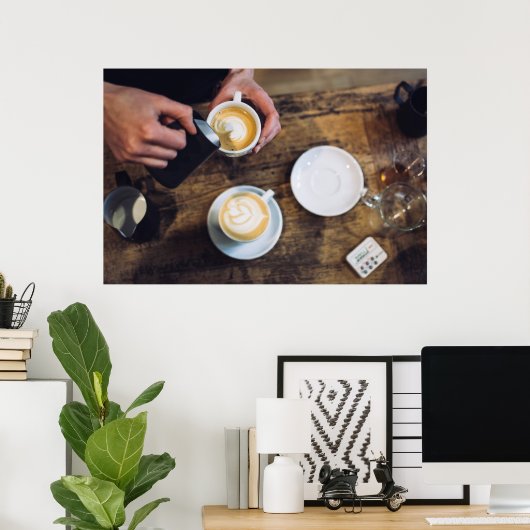 Barista Coffee Image Poster (Heimbüro)