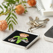 Barista Coffee Shop Schlüsselanhänger (Seite)