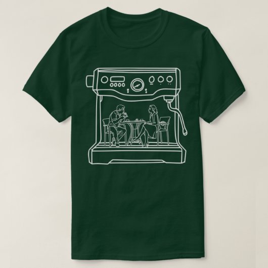 Barista Coffeemaker 10 T-Shirt (Design vorne)