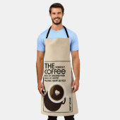 Barista Coffeeshop Schürze (Getragen)