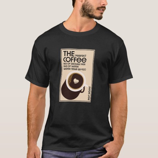 Barista Coffeeshop T-Shirt (Vorderseite)