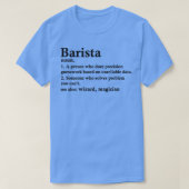 Barista Definition Funny Barkeeper Beruf T-Shirt (Design vorne)