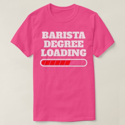 Barista Degree Gift Idee T-Shirt (Design vorne)