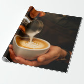 Barista Design Geschenkpapier (Ungerollt)