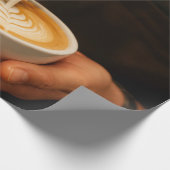 Barista Design Geschenkpapier (Ecke)
