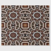 Barista Dream Black coffee and Beans Pattern No1 Geschenkpapier (Flach)