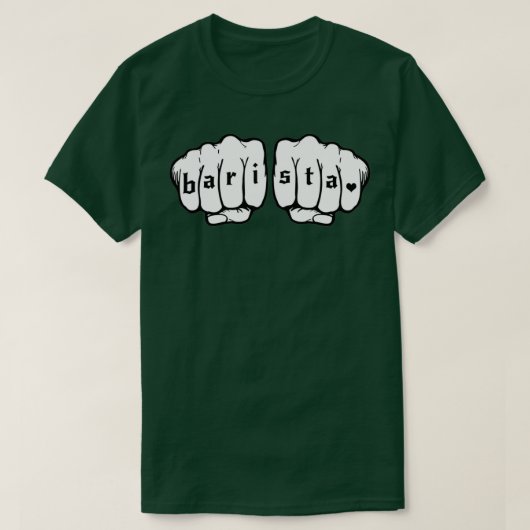 Barista fists 5 T-Shirt (Design vorne)