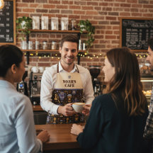 Barista folk coffee — coffee brown with caramel