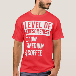 Barista Funny Art Kaffeegrad für Frauen T-Shirt