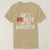 Barista gibt ihr Jobgeschenke T-Shirt (Design vorne)