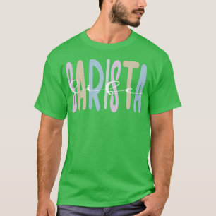Barista gibt Kaffeemaschine Kaffee Bar Kaffee Love T-Shirt