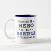 Barista Hero Spaß Novelty Zweifarbige Tasse (Links)