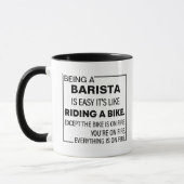 Barista ist einfach, Barista ein Geschenk für den Tasse (Links)