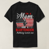 Barista Ix27m eine Mama und ein Barkeeper nichts B T-Shirt (Design vorne)