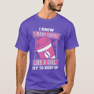 Barista-Kaffee-Künstlerin Freundin T-Shirt