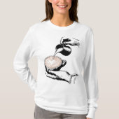 Barista making latte T-Shirt (Vorderseite)
