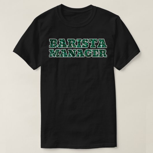 Barista manager 3 T-Shirt (Design vorne)