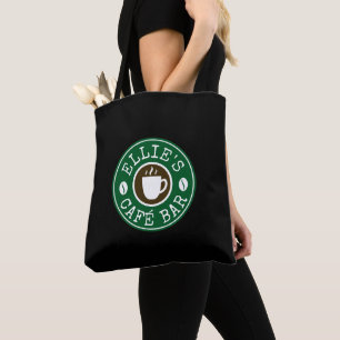 Barista-Schultertasche mit Logo des Coffeeshops Tasche