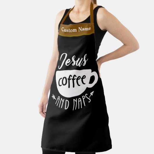 Barista Schürze - Personalisiertes Coffee Lover Ge (InSitu)