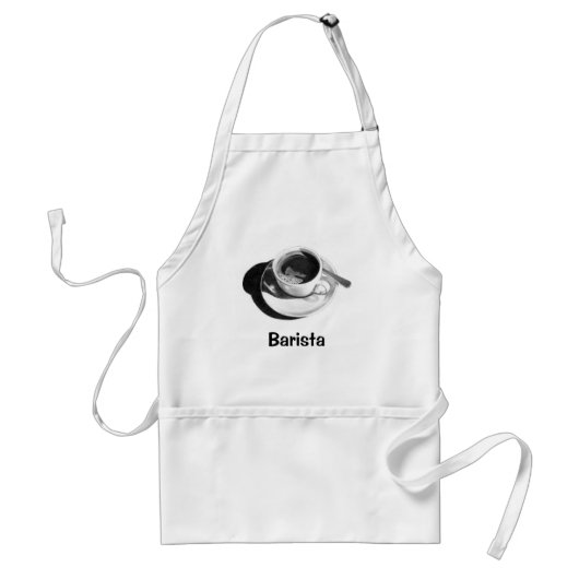 BARISTA SCHÜRZE: ZEICHNENDER BLEISTIFT, SCHÜRZE (Vorne)