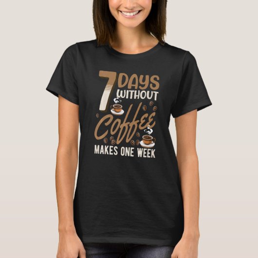 Barista Spaß Coffeine Coffee Drinker T-Shirt (Vorderseite)