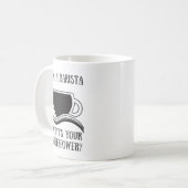 Barista Supermacht-Kaffee-Tasse Kaffeetasse (Vorderseite Links)