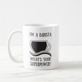 Barista Supermacht-Kaffee-Tasse Kaffeetasse