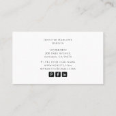 Barista Tarot Visitenkarte (Rückseite)