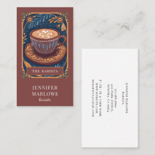Barista Tarot Visitenkarte