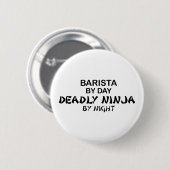 Barista tödliches Ninja Button (Vorne & Hinten)