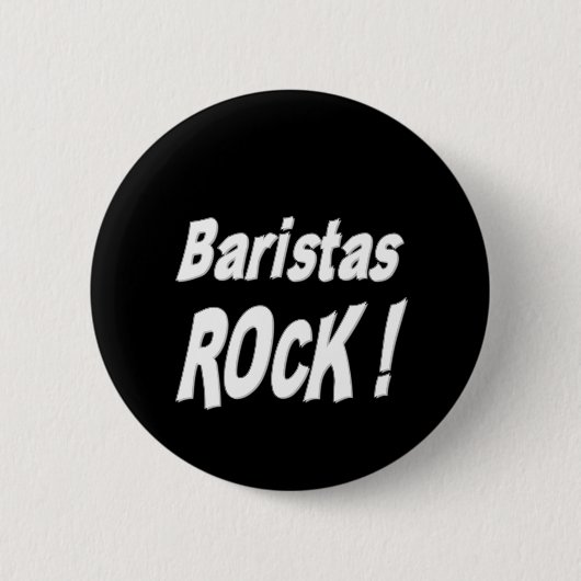 Baristas Felsen! Knopf Button (Vorderseite)