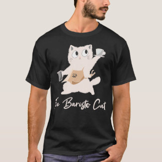 Baristo Cat Kaffee Barista Shirt 2