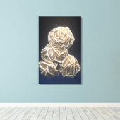 Baritkristalle mit Gypsum, Norman, Oklahoma, USA Leinwanddruck (Insitu (Holzboden))