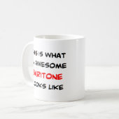 Bariton, großartiger Kaffeebecher Kaffeetasse (Vorderseite Links)