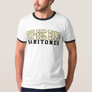 Bariton-Shirt des Band-Strahl-PEC T-Shirt