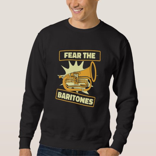 Baritonbass Euphonium   Sweatshirt (Vorderseite)
