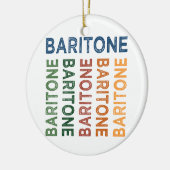 Baritone Colorful Keramikornament (Links)