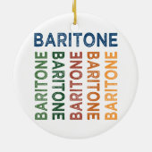 Baritone Colorful Keramikornament (Hinten)