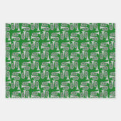 Baritone Crosshatch Geschenkpapier Set (Vorderseite 3)