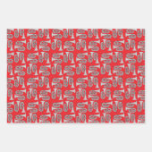 Baritone Crosshatch Geschenkpapier Set (Vorderseite 2)